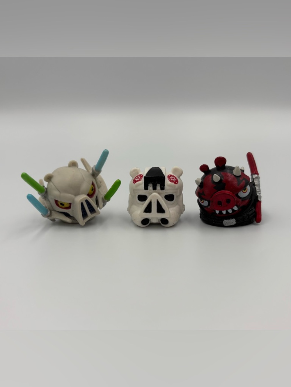Angry Birds Star Wars Telepods Toy Lot General Grevis At-At Driver Darth Maul